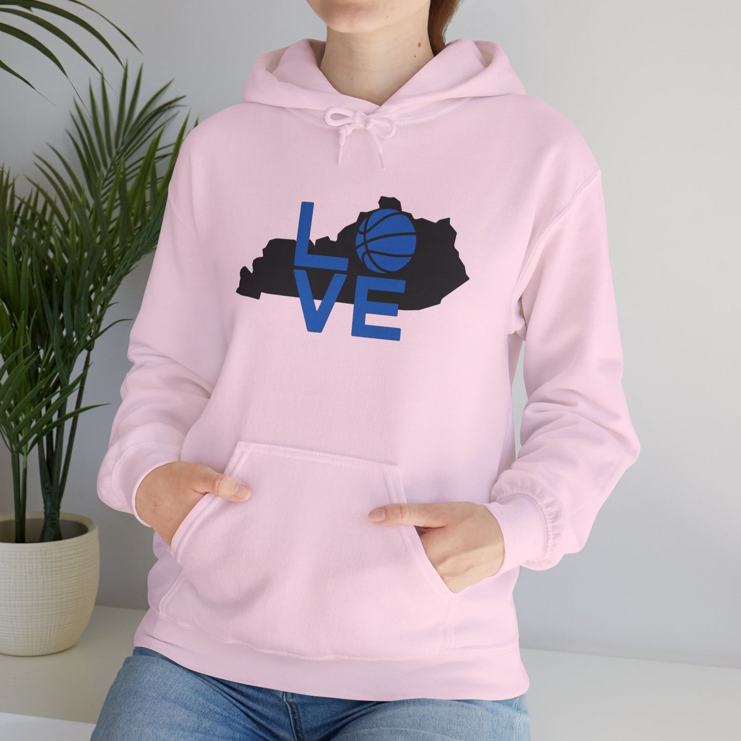 Kentucky Love Basketball Hoodie - Unisex Sweatshirt, Comfort Wear, Gift for Him/Her