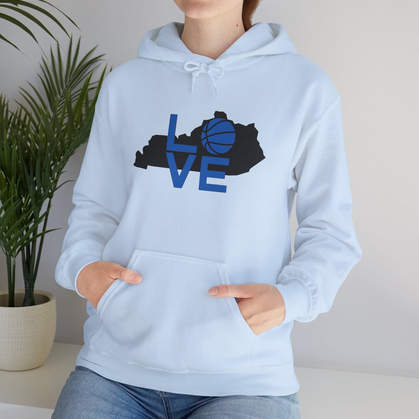 Kentucky Love Basketball Hoodie - Unisex Sweatshirt, Comfort Wear, Gift for Him/Her