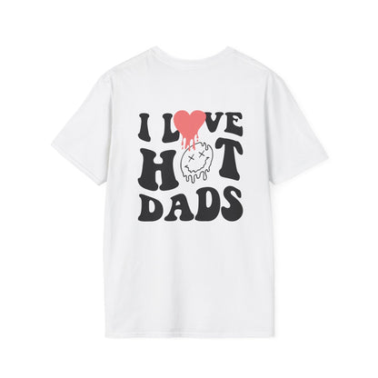 I Love Hot Dads Unisex Softstyle T-Shirt