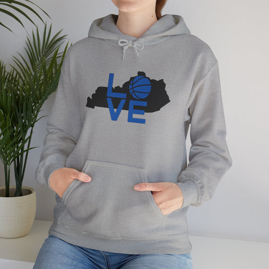 Kentucky Love Basketball Hoodie - Unisex Sweatshirt, Comfort Wear, Gift for Him/Her