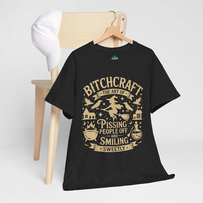 The Art Of Pissing People Off BitchCraft Halloween, Fall Seasonal T-Shirt