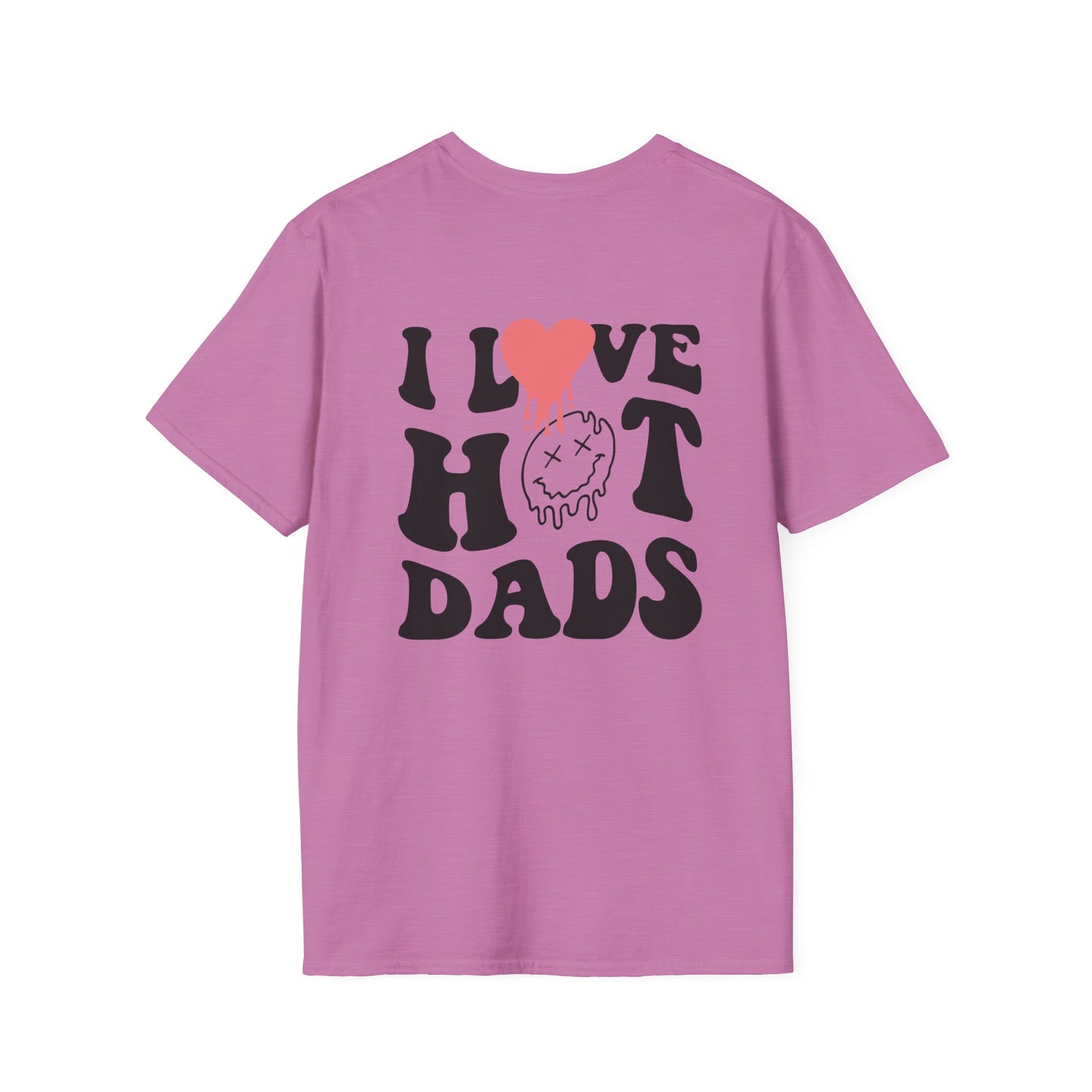 I Love Hot Dads Unisex Softstyle T-Shirt