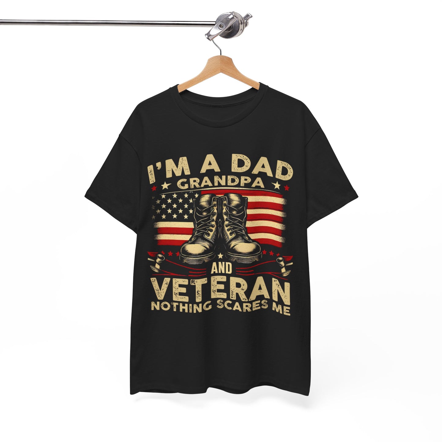 I'm a Dad Grandpa and Veteran T Shirt