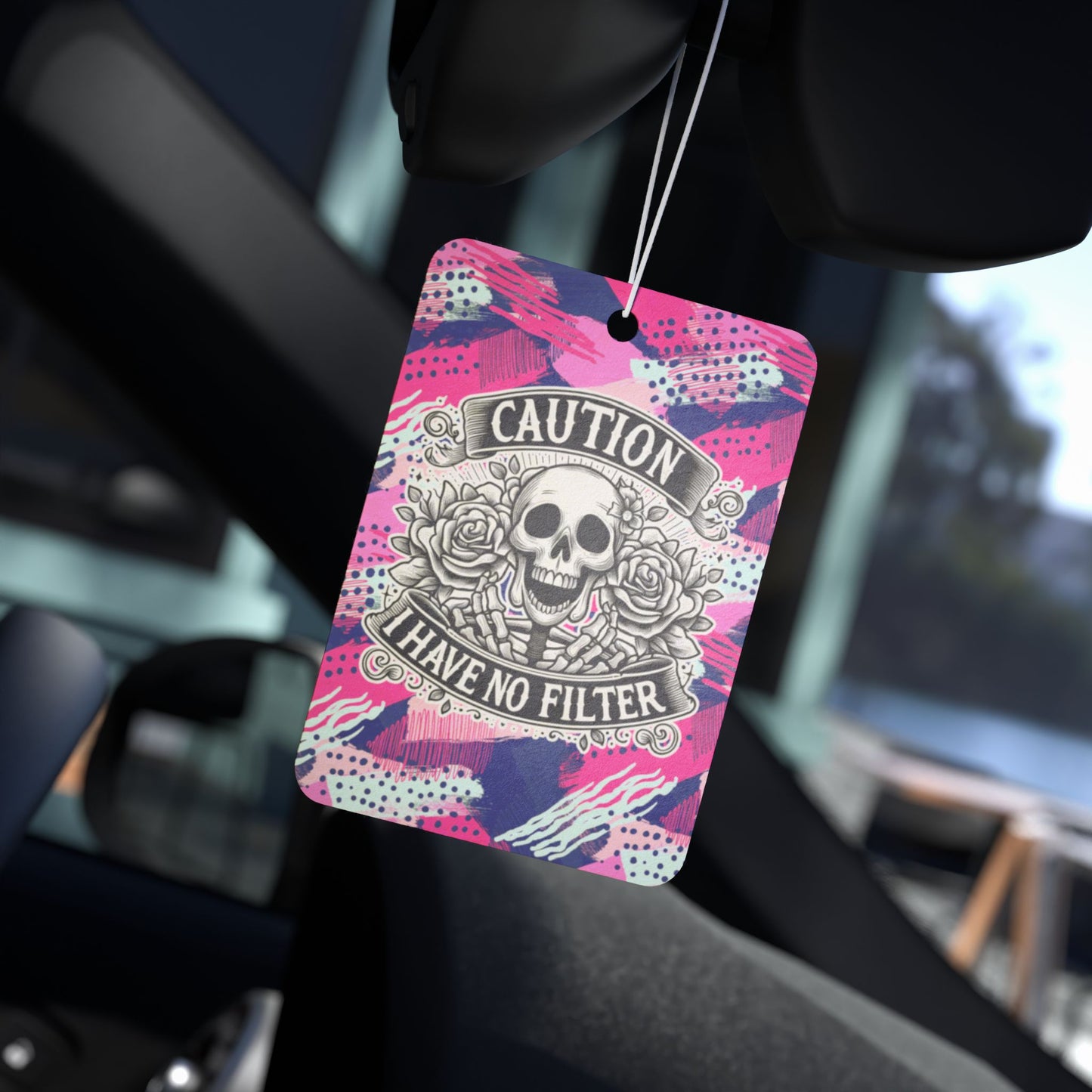 Caution I Have No Filter - Car Air Freshener