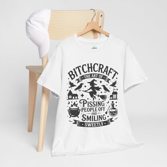 The Art Of Pissing People Off BitchCraft Halloween, Fall Seasonal T-Shirt