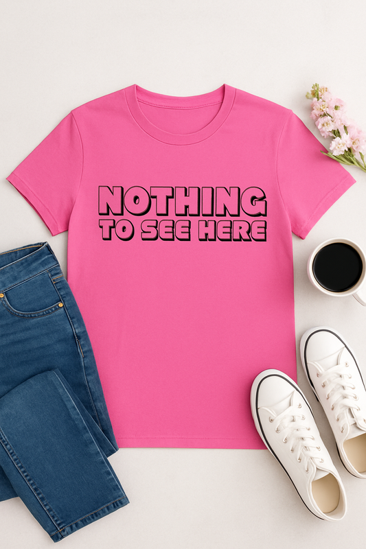 "Nothing To See Here" – The Ultimate Cancer Survivor Unisex T-Shirt