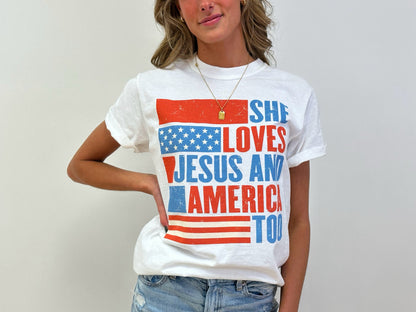 She Loves Jesus - RTS (XL,2X,3X,4X)