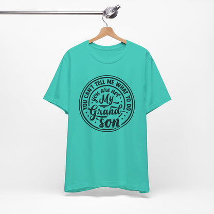 You Can't Tell Me What To Do You Are Not My Grandson, Unisex Jersey Tee, Funny Grandson Shirt