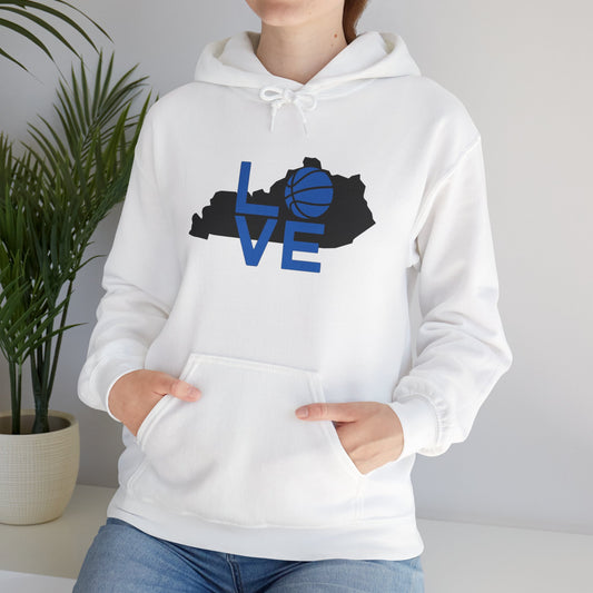 Kentucky Love Basketball Hoodie - Unisex Sweatshirt, Comfort Wear, Gift for Him/Her