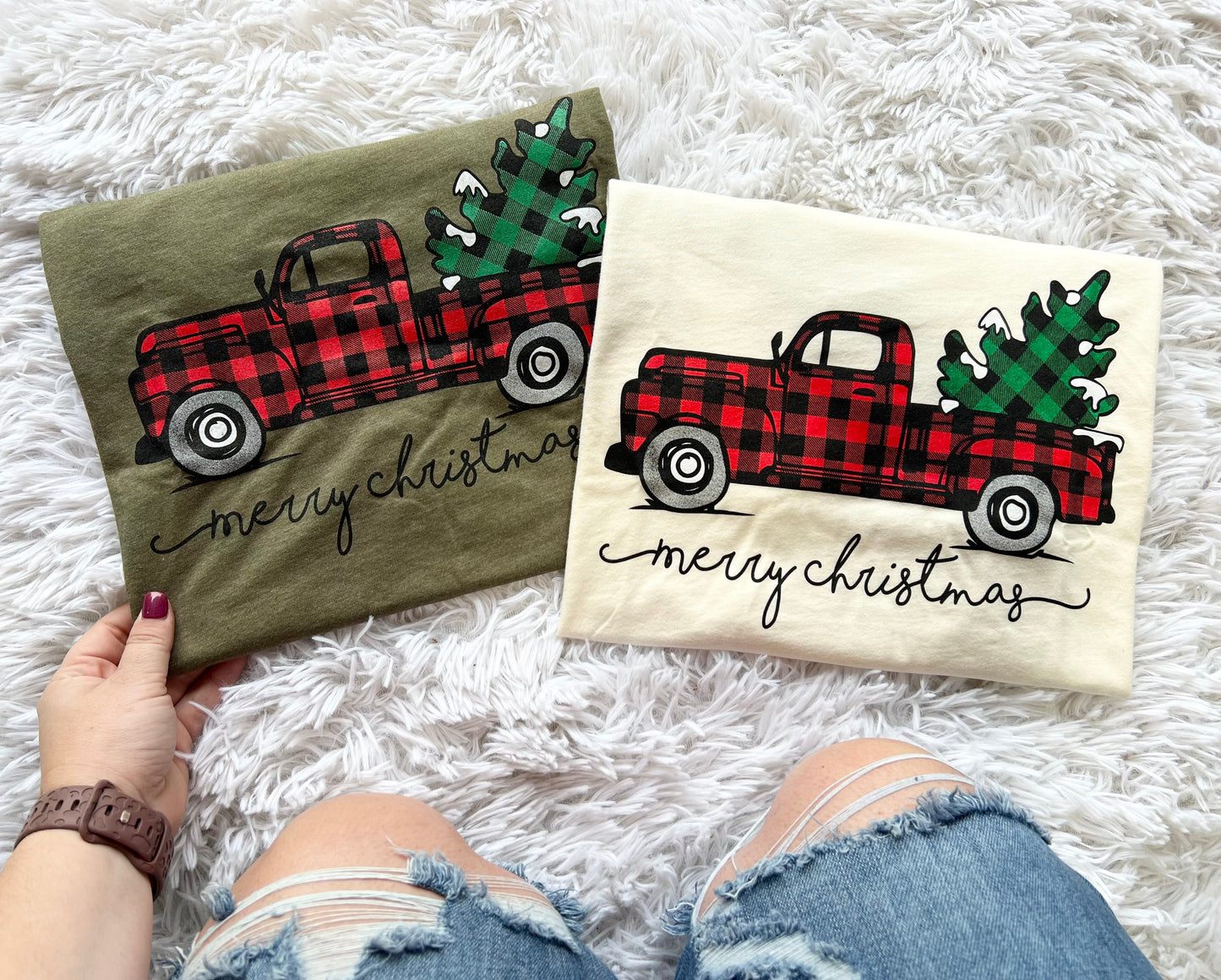 Traditional Christmas Truck - RTS (XS, S, 2X, 3X)