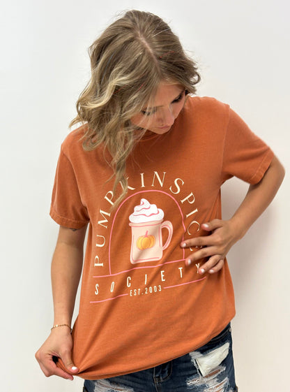 Pumpkin Spice Society - RTS TEE SALE