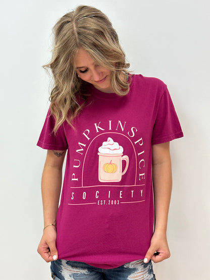 Pumpkin Spice Society - RTS TEE SALE