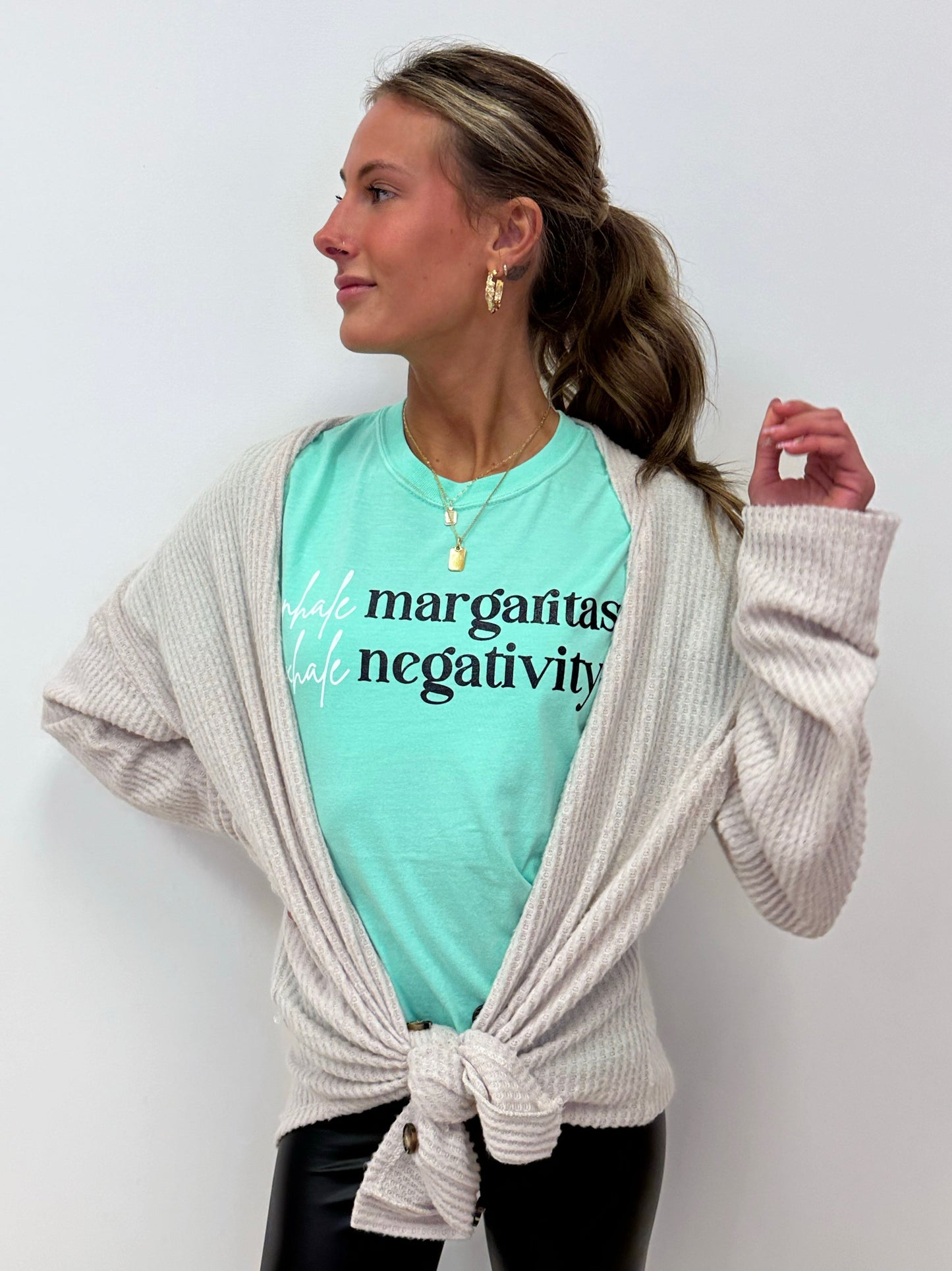 Inhale Margs Exhale Negativity - RTS S, M, L, XL, 2X, 3X, 4X