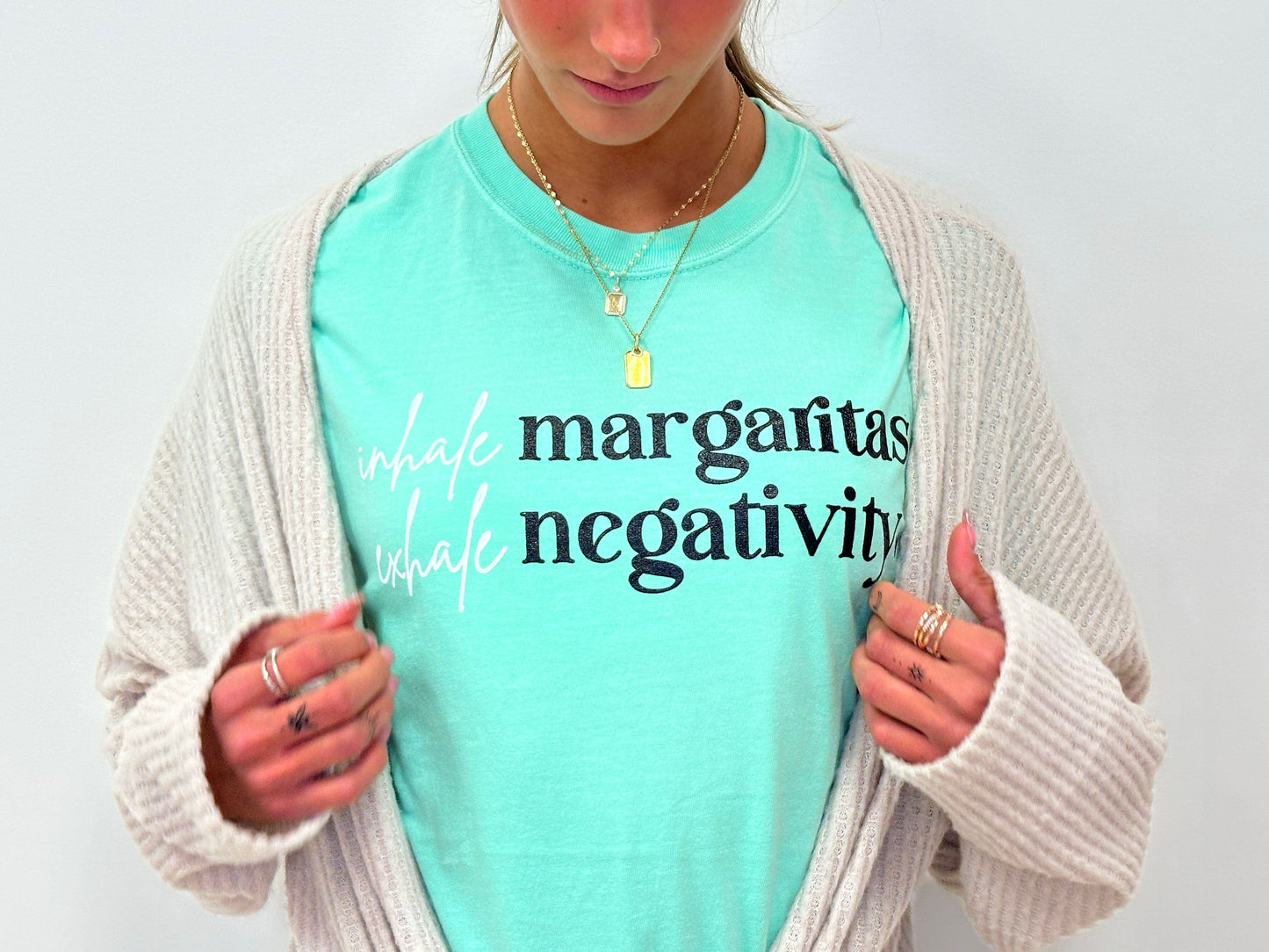 Inhale Margs Exhale Negativity - RTS S, M, L, XL, 2X, 3X, 4X