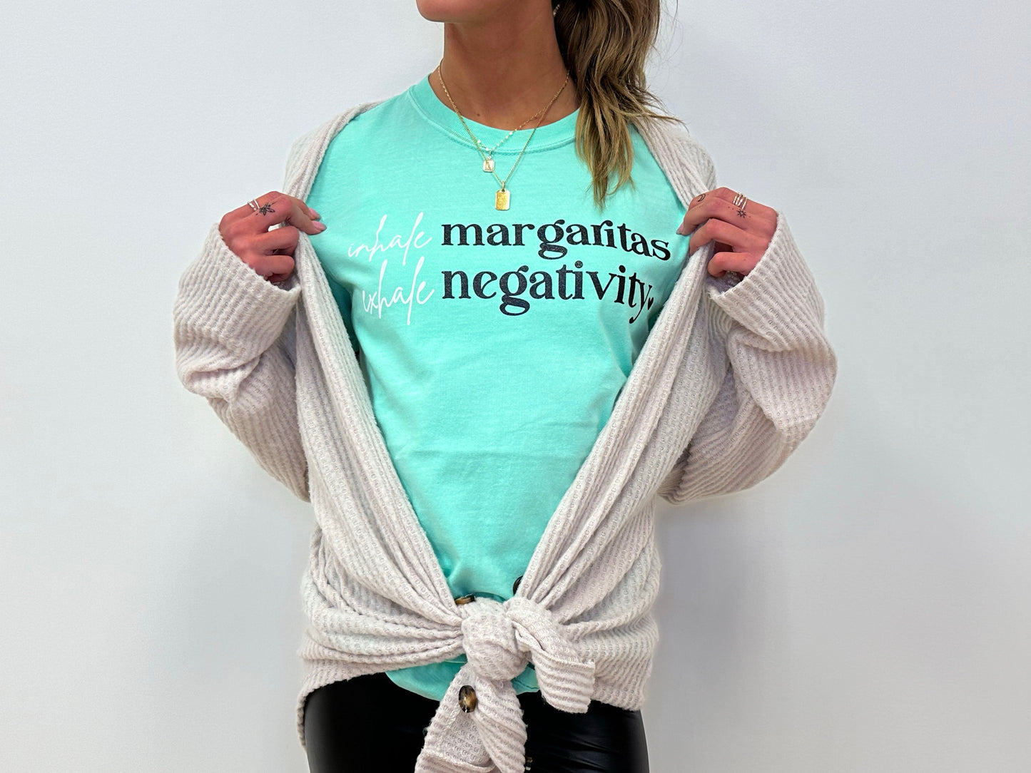 Inhale Margs Exhale Negativity - RTS S, M, L, XL, 2X, 3X, 4X