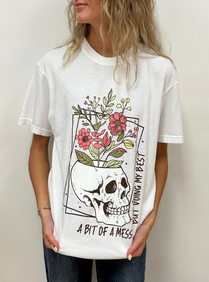 DOING MY BEST SKULL - RTS (S, M, L, XL, 2X)