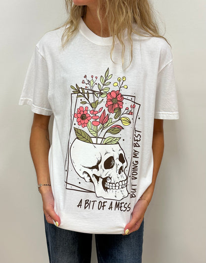 DOING MY BEST SKULL - RTS (S, M, L, XL, 2X)