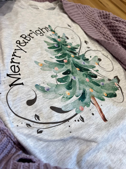 Merry & Bright Pastel Tree - RTS (XS, S, M, 3X)