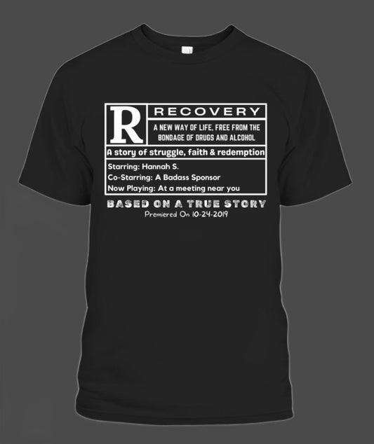 Custom Recovery Hannah S. Unisex T-Shirt | G64000 (US) - CreationsByCaitlyn & More - CreationsByCaitlyn & More